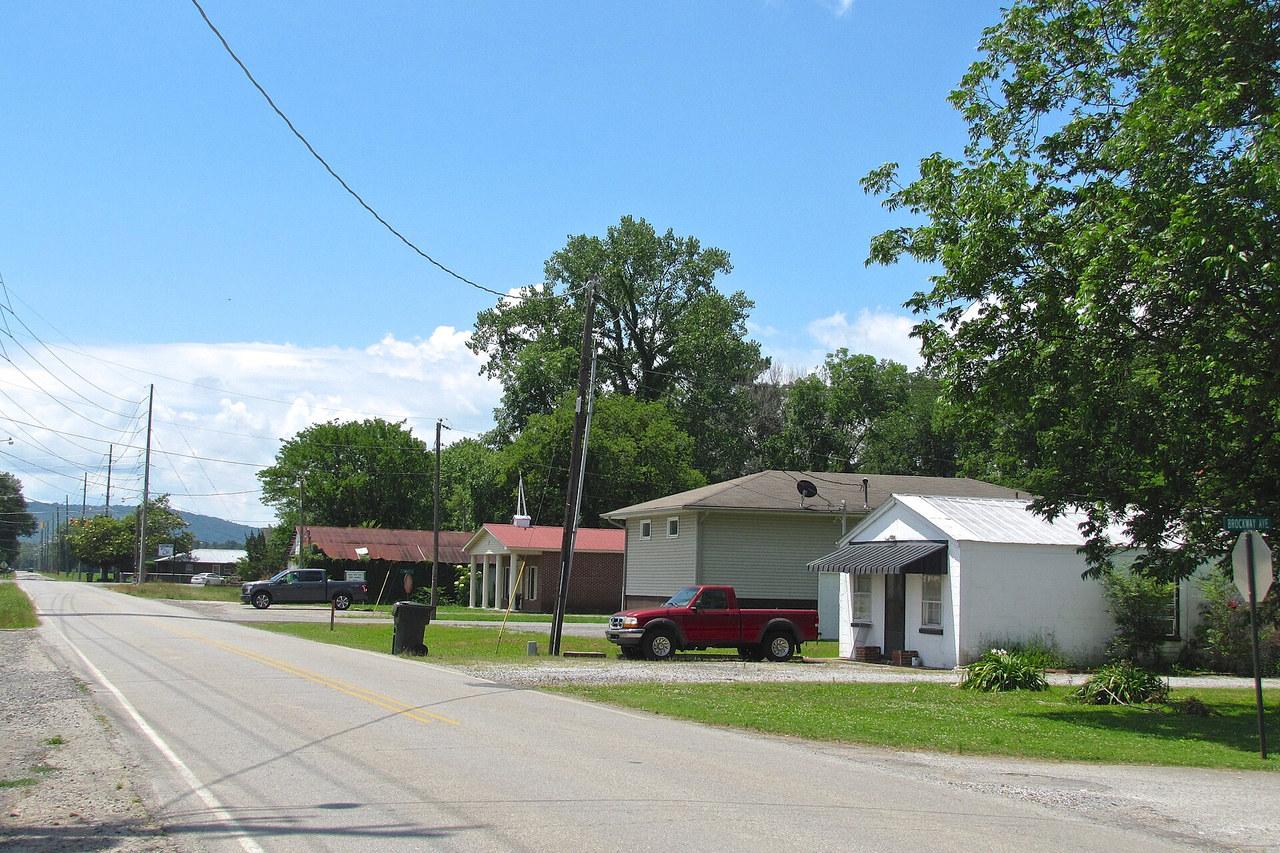 A roadside view in Owens Cross Roads, Alabama